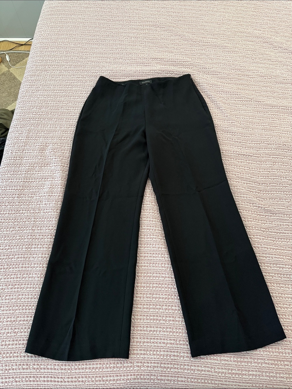 Talbots Black Wide-Leg Dress Pants